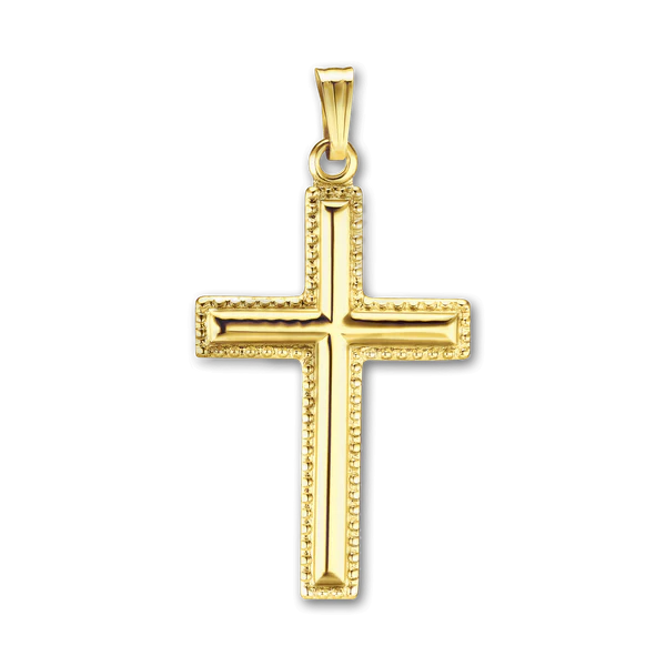 Raised Classic Cross with Detailed Edge