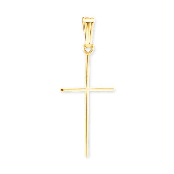 Thin Classic Cross Pendant Large