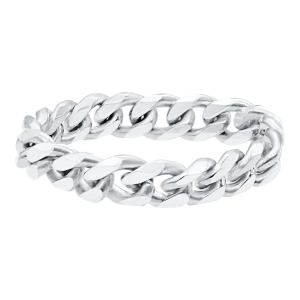 Frozen Cuban Curb Chain Ring