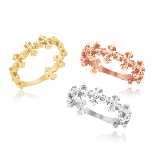 Stackable Cross Ring