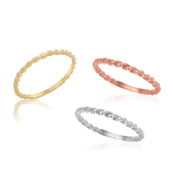Stackable Twist Rope Band
