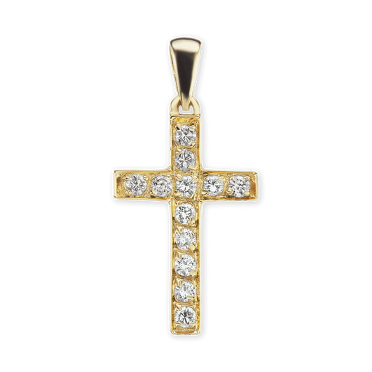 Classic Cross with Diamonds