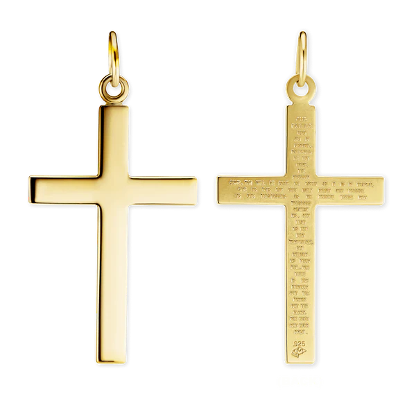 Classic Cross with Lord's Prayer