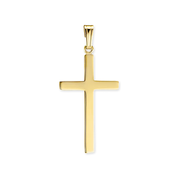 Thick Classic Cross Pendant