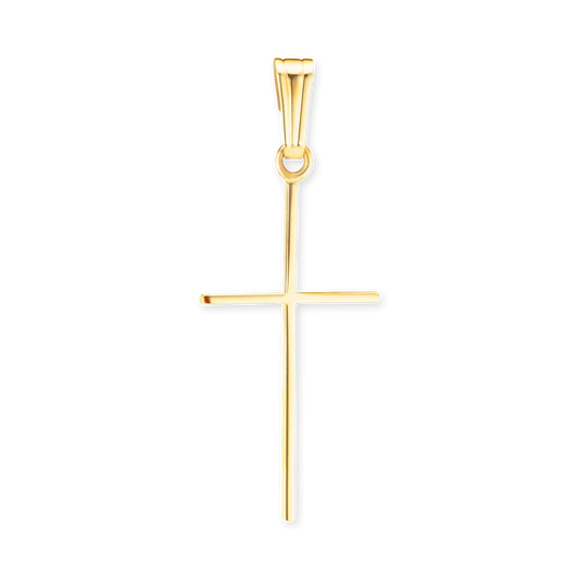 Thin Classic Cross Pendant Large