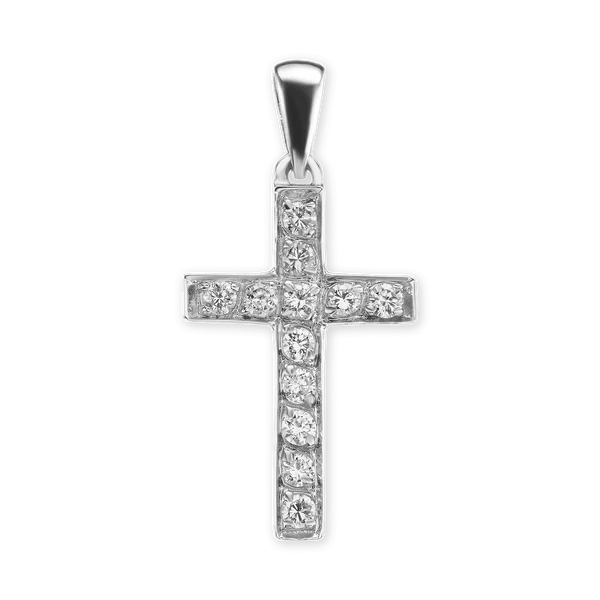 Classic Cross with Diamonds