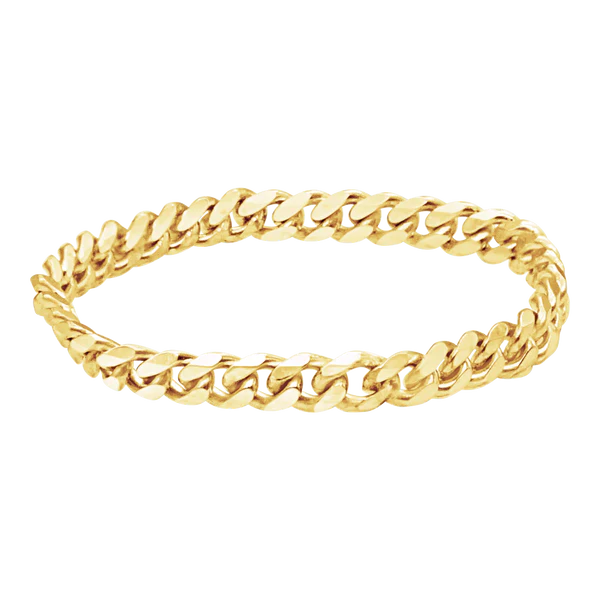 Loose Solid Cuban Curb Chain Ring