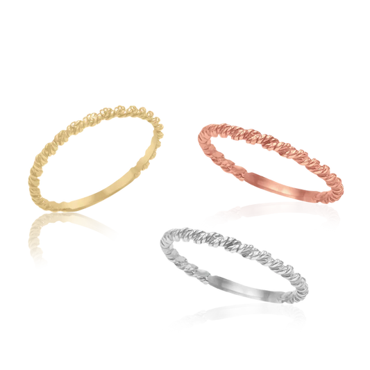 Stackable Twist Rope Band